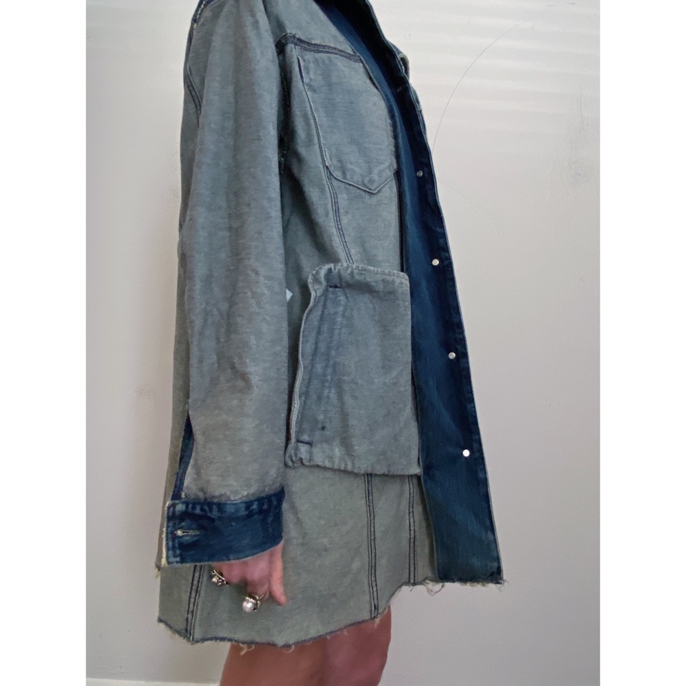 NWOT MM6 Maison Margiela Oversized Denim Jacket - Picture 8 of 16